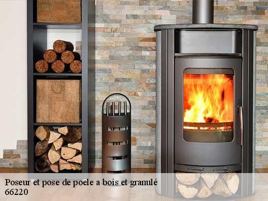 Poseur et pose de poele a bois et granulé  66220