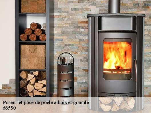 Poseur et pose de poele a bois et granulé  66550